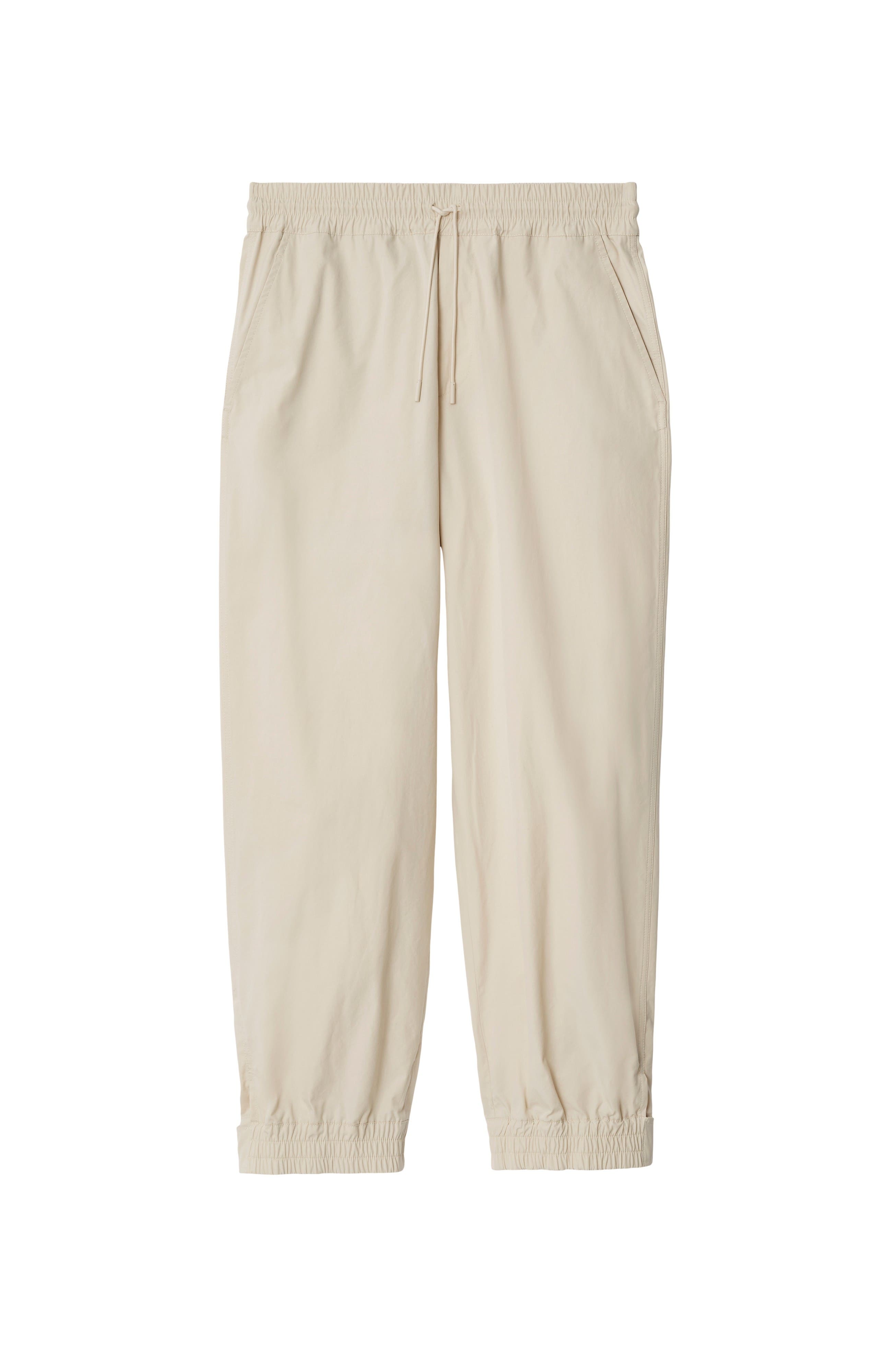 Burberry Straight-leg Tailored Trousers In Soap