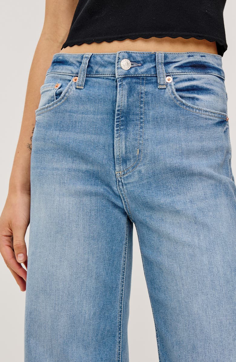 Rails Getty High Waist Crop Wide Leg Jeans, Alternate, color, Independence