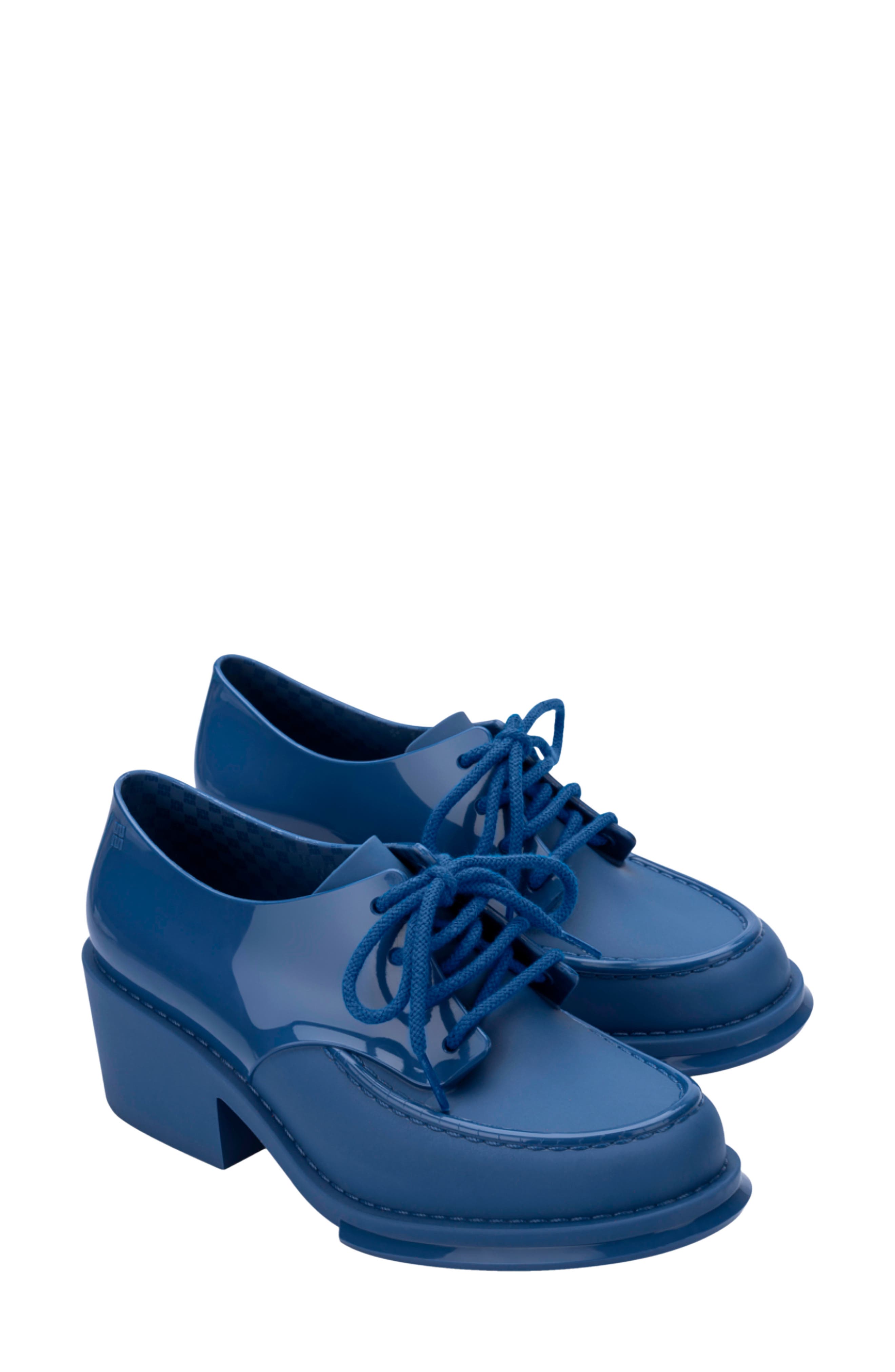 Tailor Block Heel Loafer, Main, color, BLUE