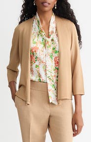 KASPER Self Edge Open Front Cardigan