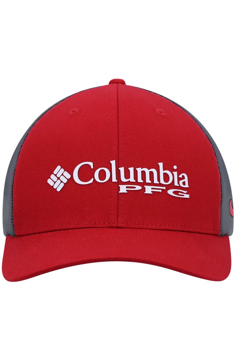 Columbia Men's Columbia Crimson Alabama Crimson Tide PFG Snapback Adjustable Hat, Alternate, color, Crimson