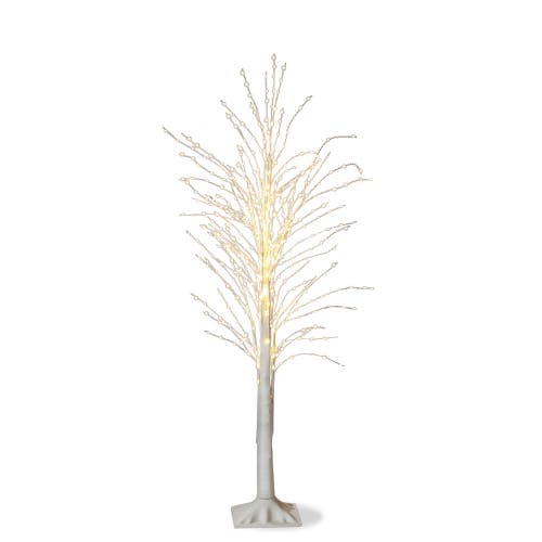Tag 4ft Twinkle Led White Pine Tree Artificial Holiday Decor