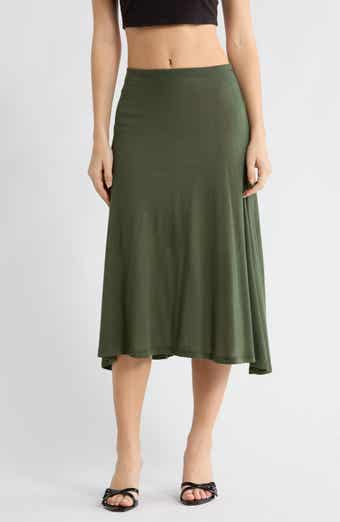 GO COUTURE Flared Midi Skirt