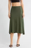 GO COUTURE Flared Midi Skirt