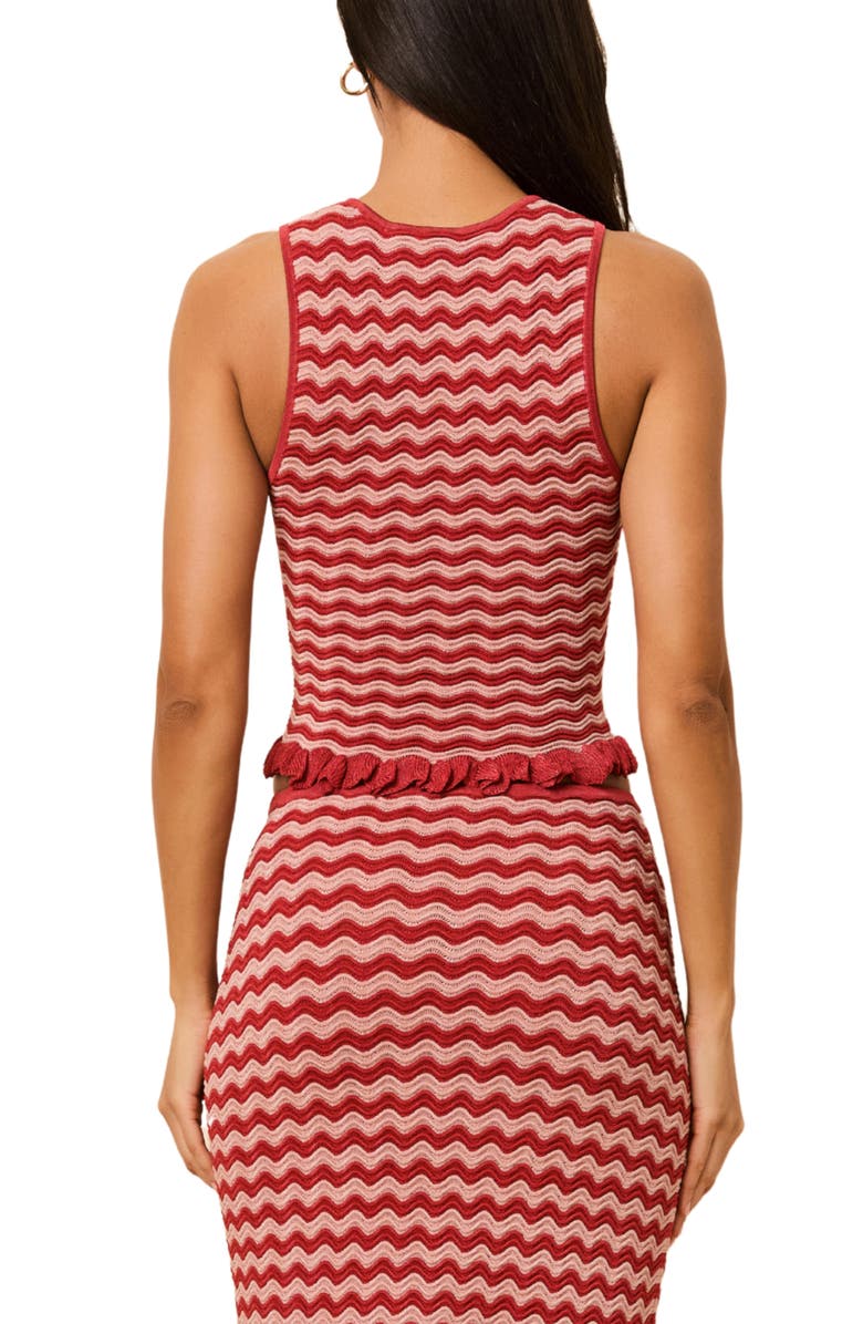 Solid & Striped The Diana Wavy Stripe Sleeveless Top, Alternate, color,