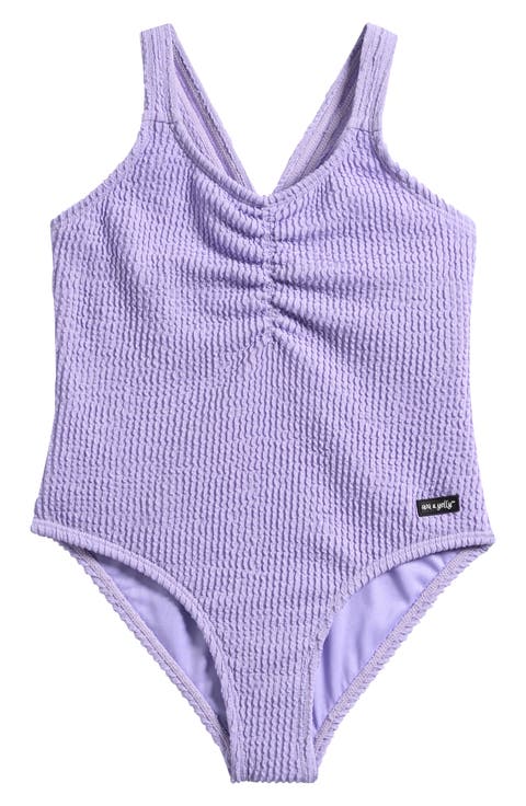 Kids' Cinched Front Two-Piece Swimsuit (Little Kid)