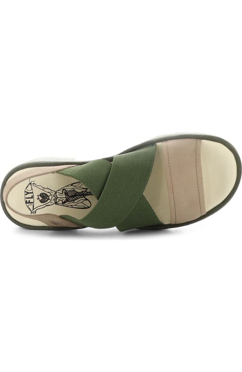 Fly London Taji Platform Slingback Sandal, Alternate, color, 008 Taupe/ Khaki