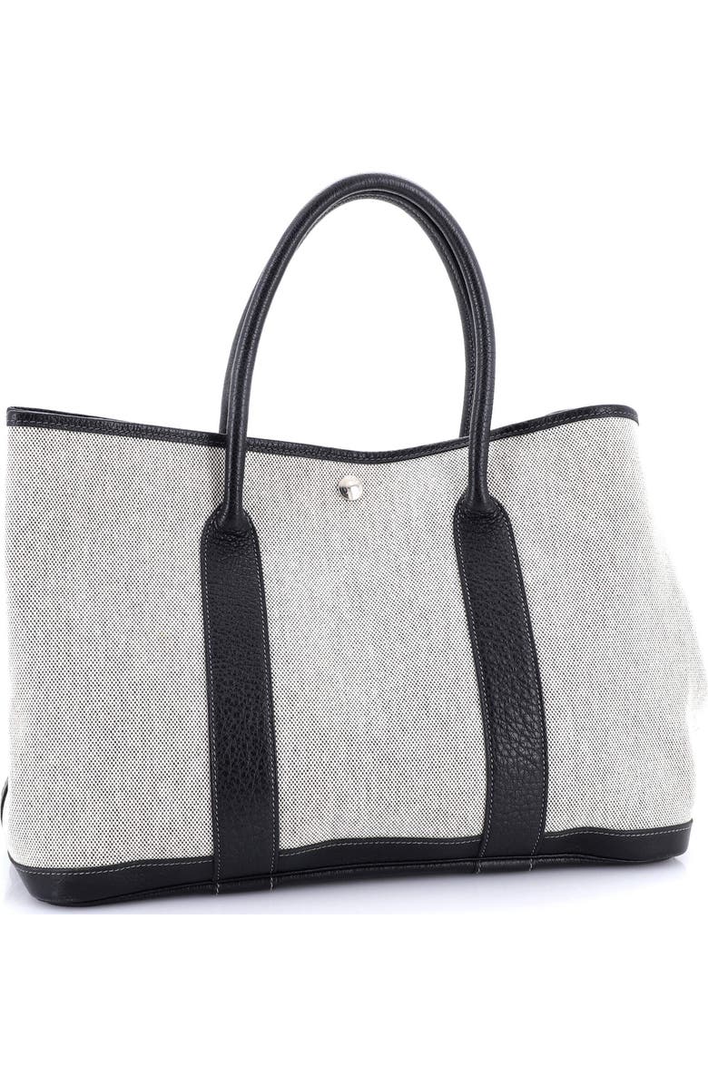 Pre-Owned Hermes Garden Party Tote Toile and Leather 36, Alternate, color,