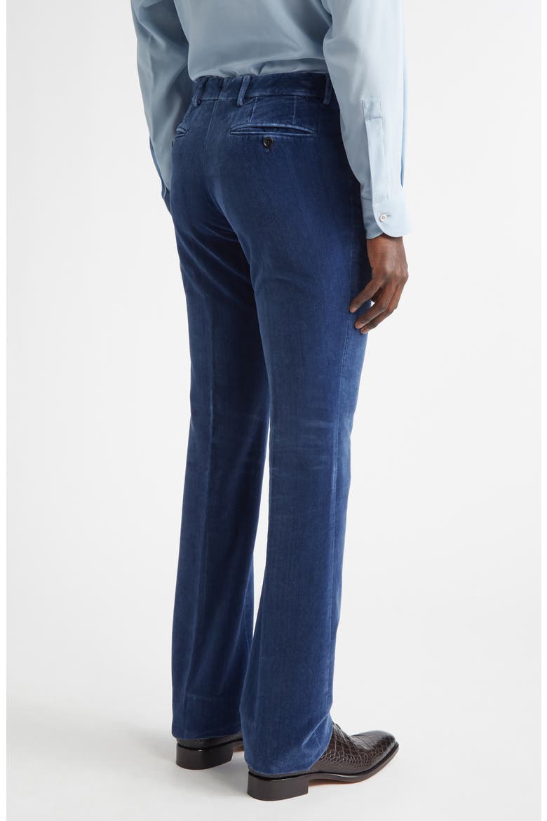 Velveteen Straight Leg Pants, Alternate, color, INDIGO