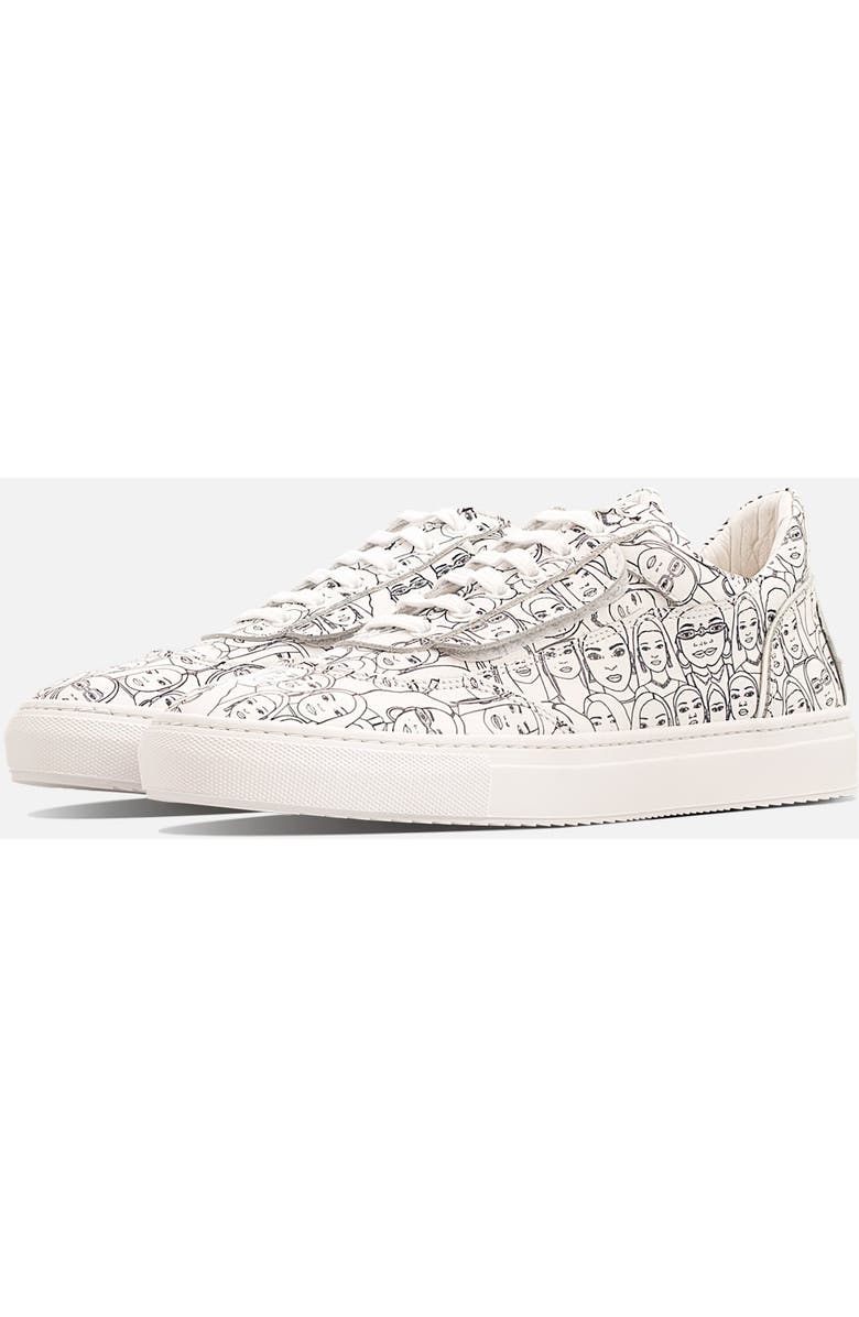 Fini Bold "TyFini" Sneaker - Unisex, Alternate, color, White