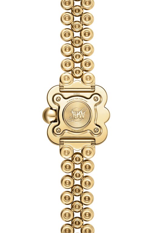 Jbw X Luar Atmosphere Two-tone Bracelet Watch, 30mm In 18k Gold