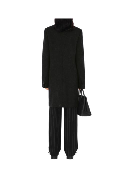 Burberry Wool Tailored Coat In Brisk