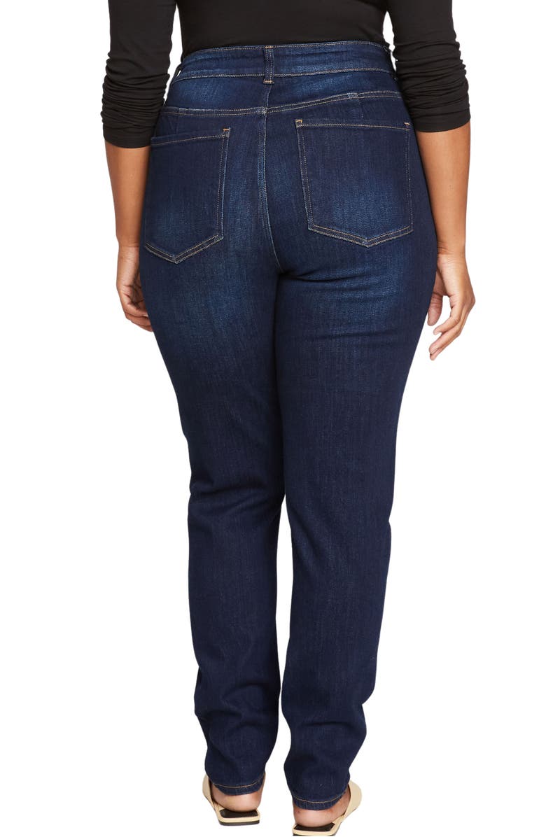 Universal Standard Joni Curve High Waist Slim Jeans, Alternate, color, Midnight Blue