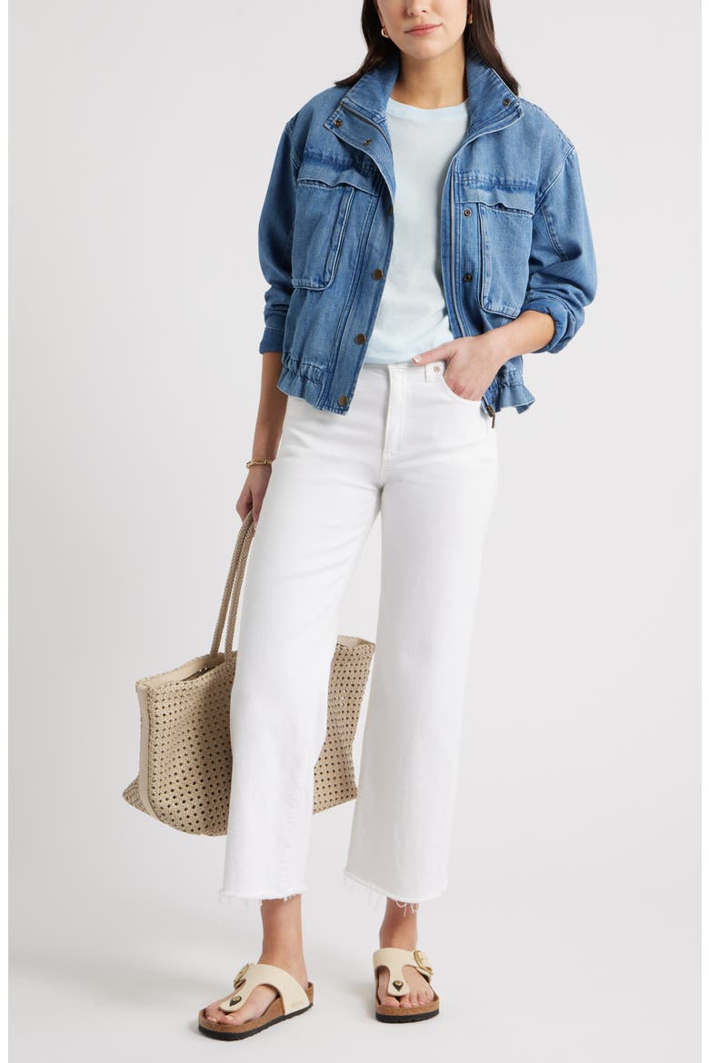 Denim Utility Jacket, Alternate, color, MEDIUM WASH