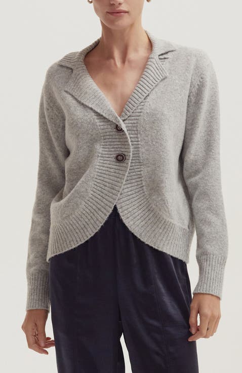 Curved Hem Cardigan