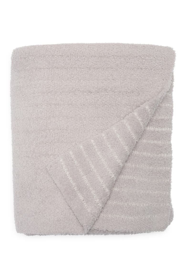 CozyChic® Diamond Stripe Throw, Alternate, color, OYSTER/ CREAM