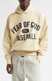 Fear of God Classic Fit '09 Cotton Fleece Logo Graphic Hoodie