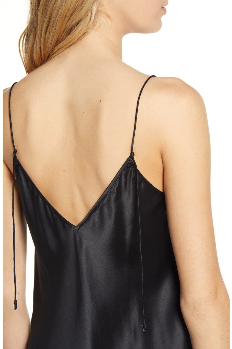 Cicely Silk Camisole, Alternate, color, BLACK