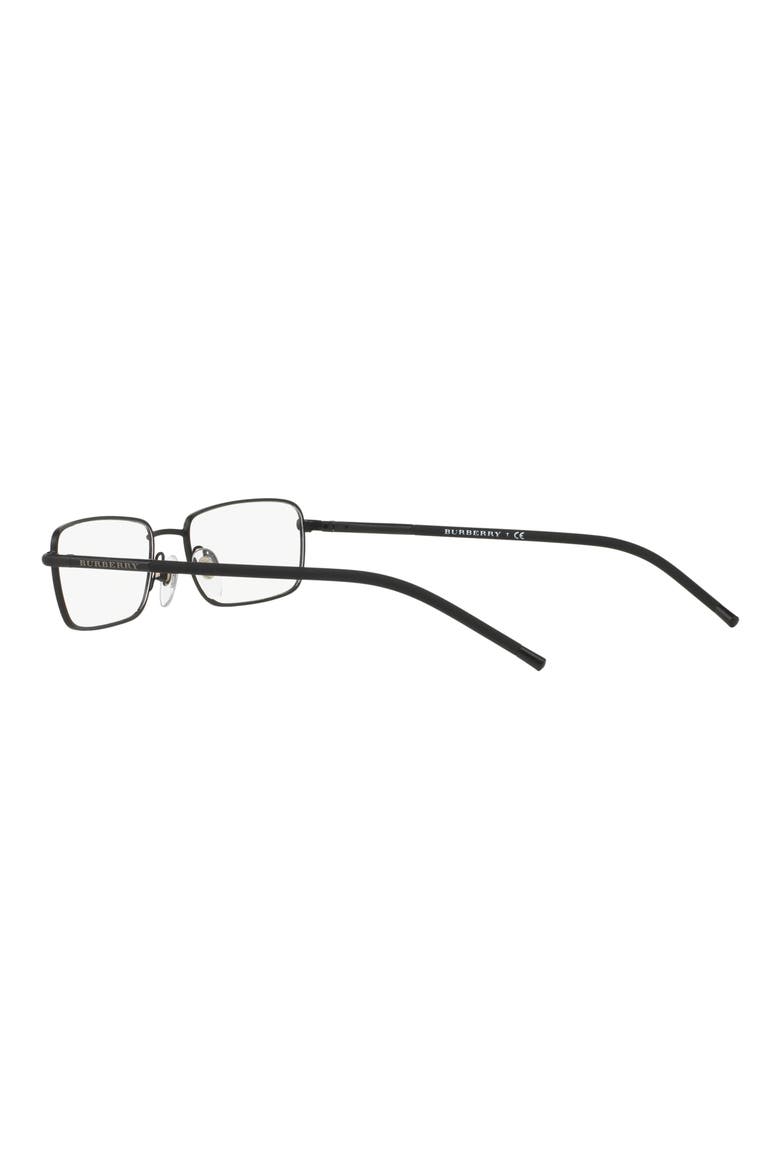 52mm Rectangular Optical Glasses, Alternate, color, MATTE BLACK