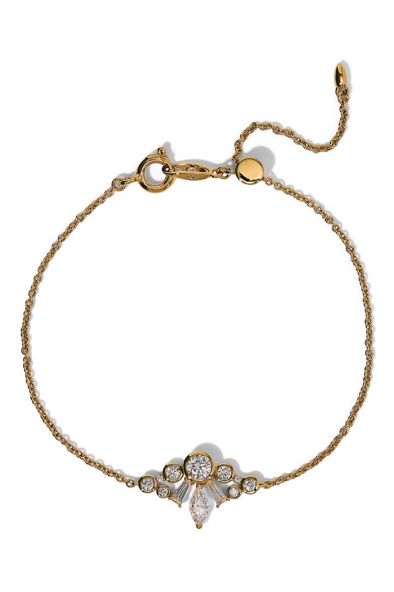 Undersea Crown Adjustable Bracelet, Main, color, GOLD
