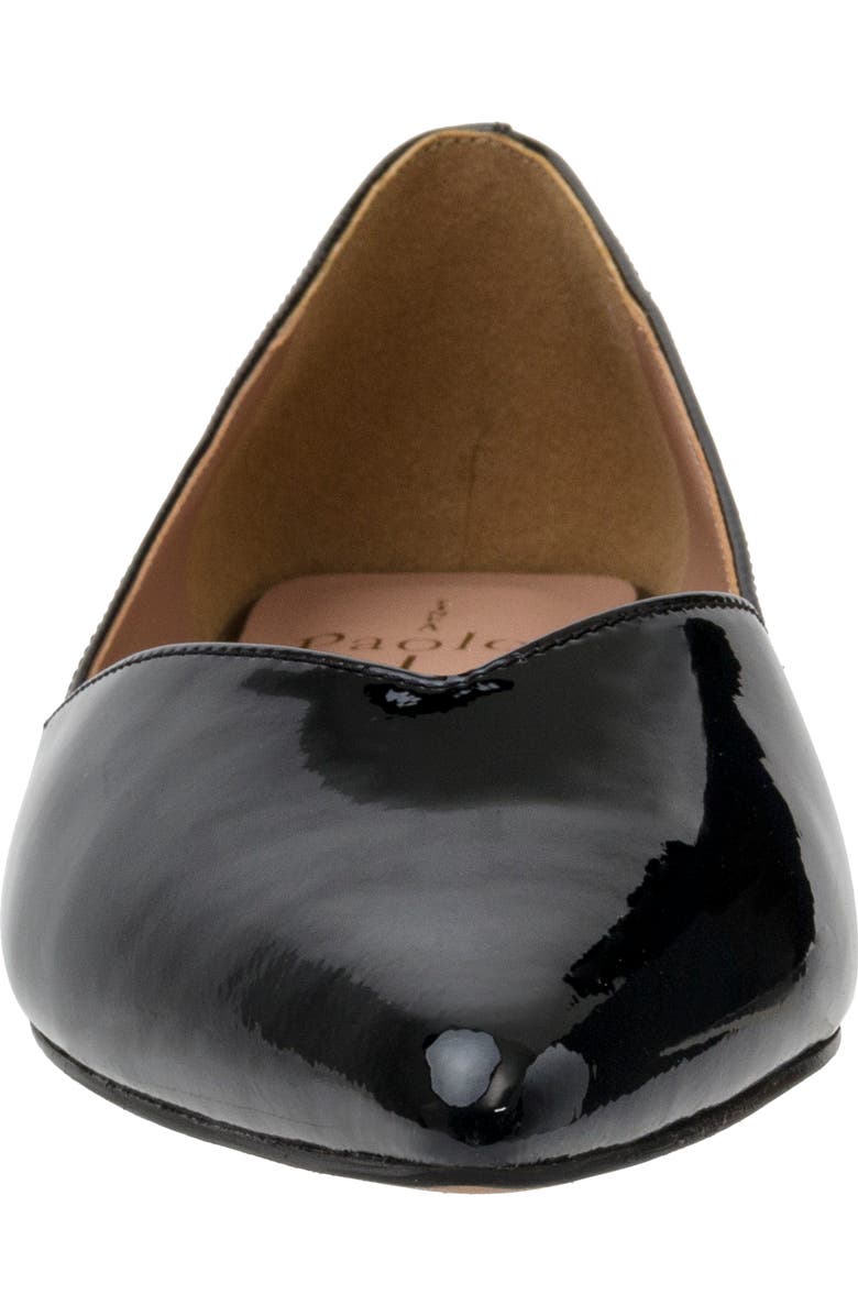 Linea Paolo Nasya Pointed Toe Flat, Alternate, color, Black