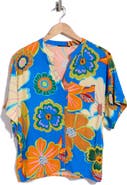 T Tahari Split Neck Shirt