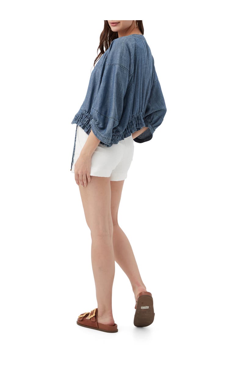 Trina Turk Prita Chambray Jacket, Alternate, color,