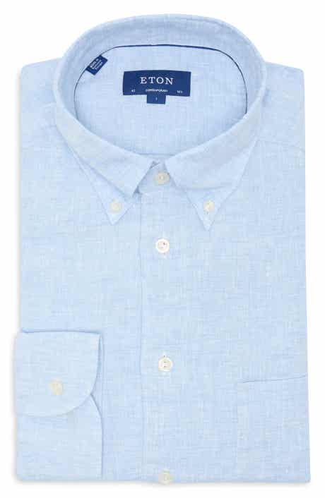 Contemporary Fit Linen Dress Shirt