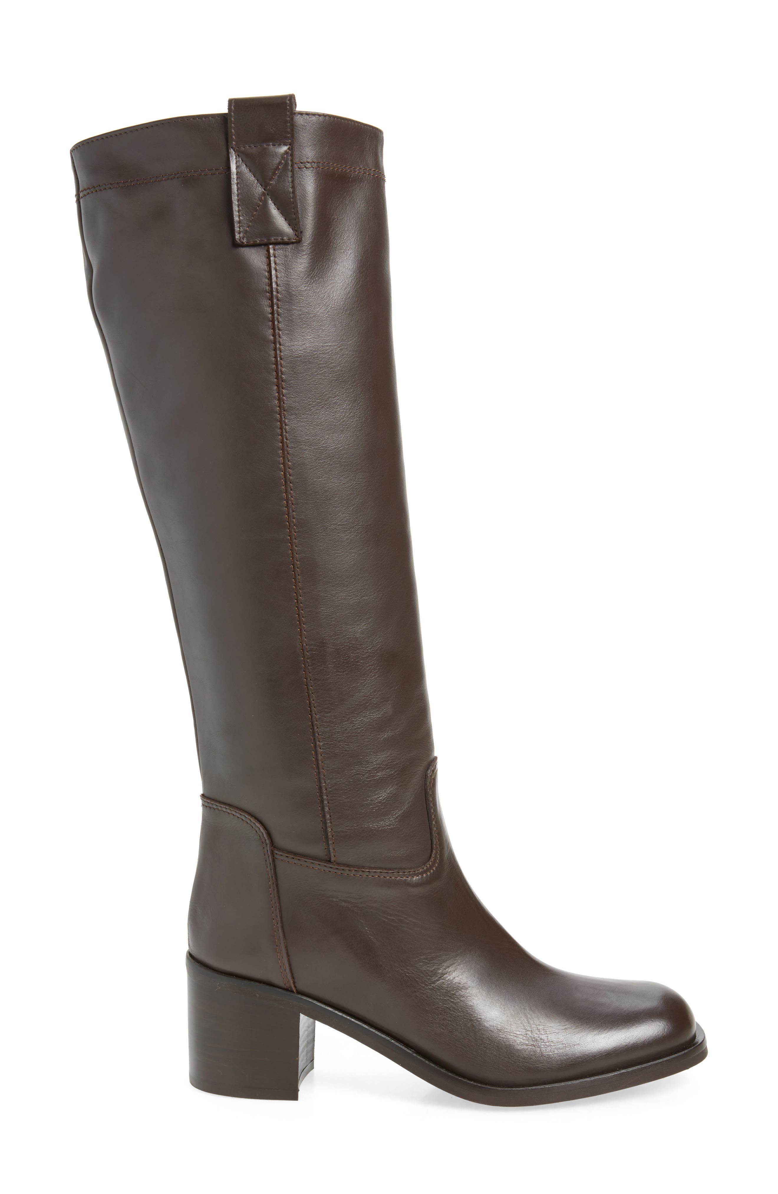 Baylor Knee High Boot, Alternate, color, BROWN LEATHER