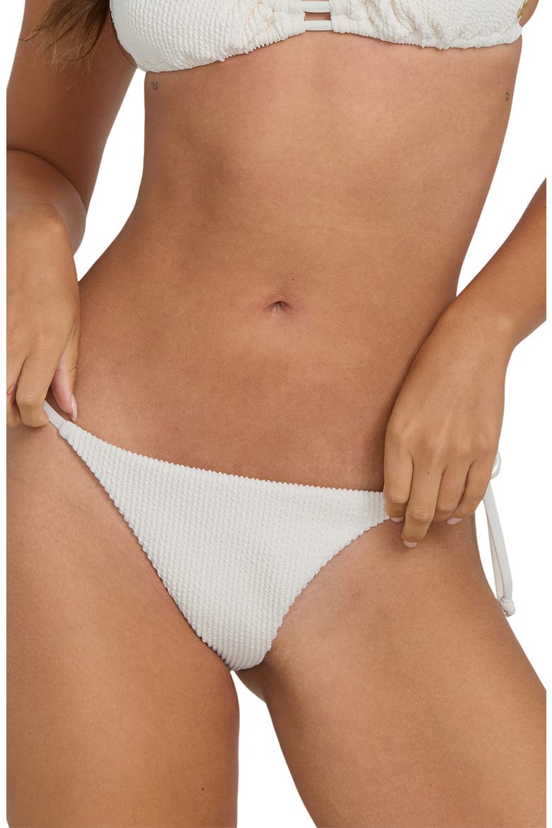 Summer Hi Tanga Side Tie Bikini Bottoms, Alternate, color, SALT CRYSTAL