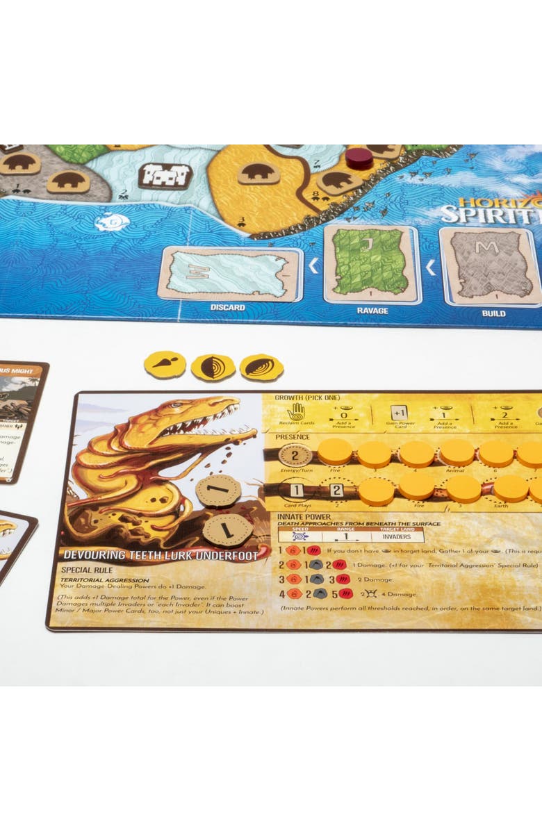Greater Than Games Horizons Of Spirit Island Cooperative Strategy Settlerdestruction Board Game, Alternate, color, Multicolored