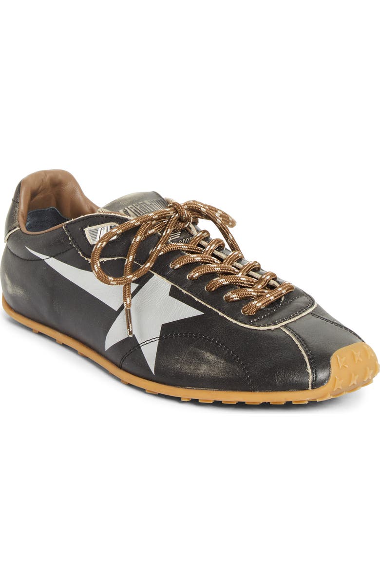 Golden Goose Marathon Speed Sneaker, Main, color, Black/ Silver