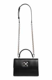 Off-White Jitney 1.4 Top Handle Leather Crossbody