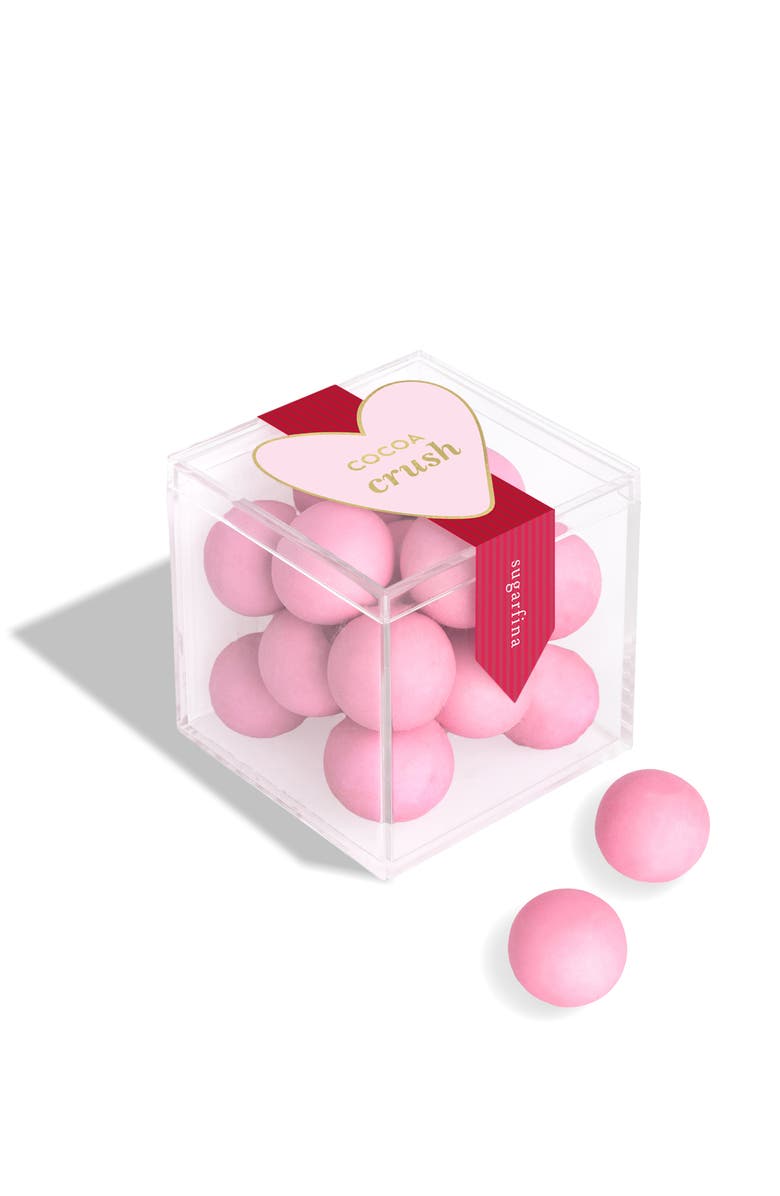 sugarfina Cocoa Crush Set of 4 Pink Brownie Bites Candy Cubes, Alternate, color, 