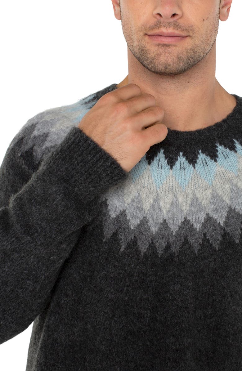 Liverpool Fair Isle Raglan Sweater, Alternate, color, 