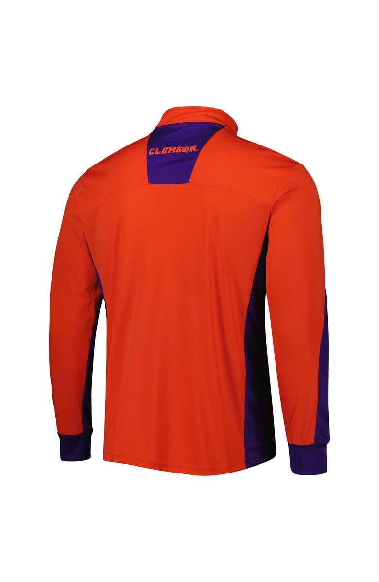 COLOSSEUM Men's Colosseum Orange Clemson Tigers Bart Quarter-Zip Windshirt, Alternate, color,