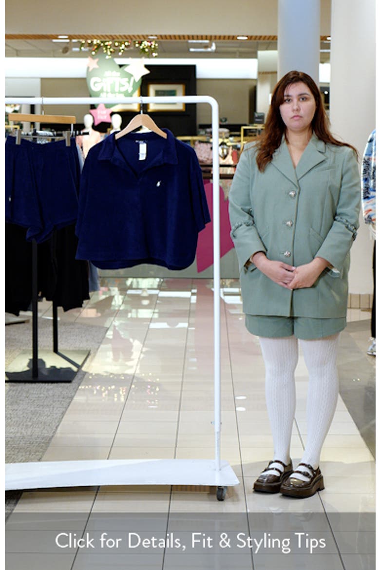 Terry Polo Shirt & Shorts Cover-Up Set video