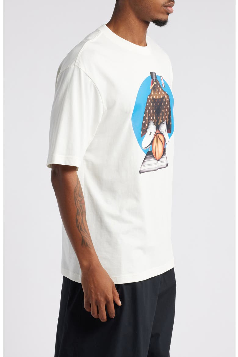 x Darien Birks Artist Series Cotton Graphic T-Shirt, Alternate, color, SAIL