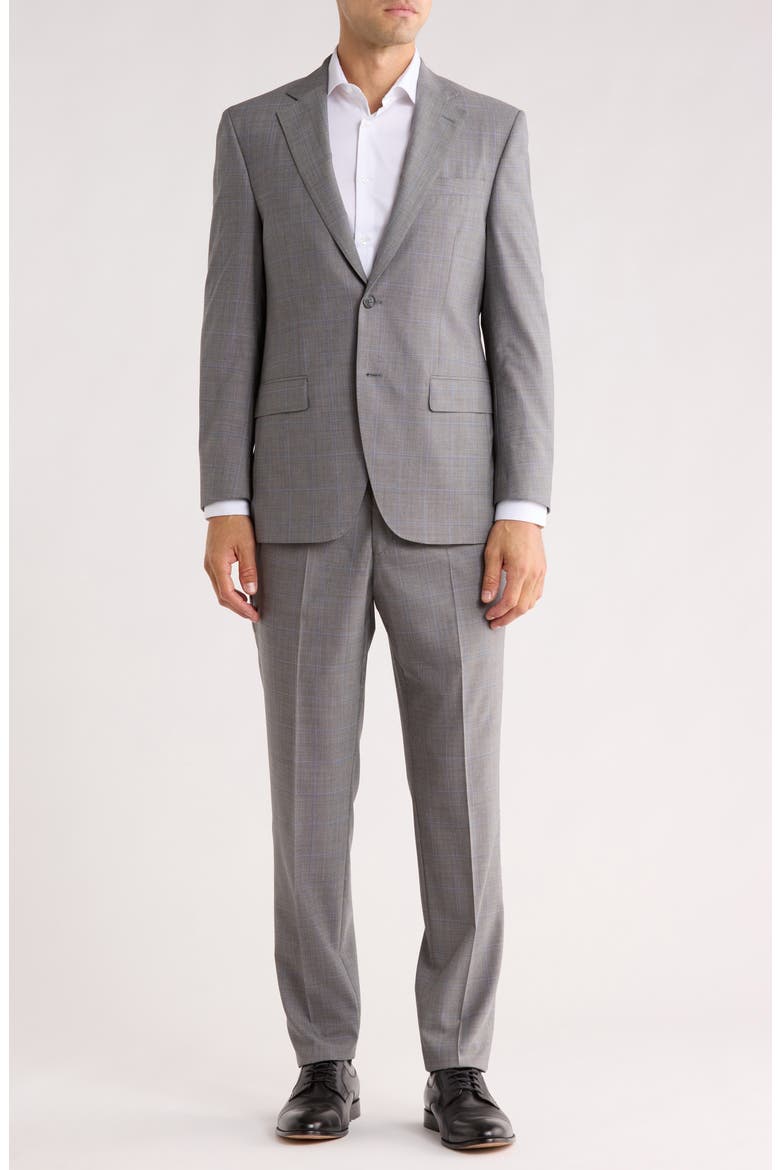 Flynn Classic Fit Wool Suit, Main, color, GREY