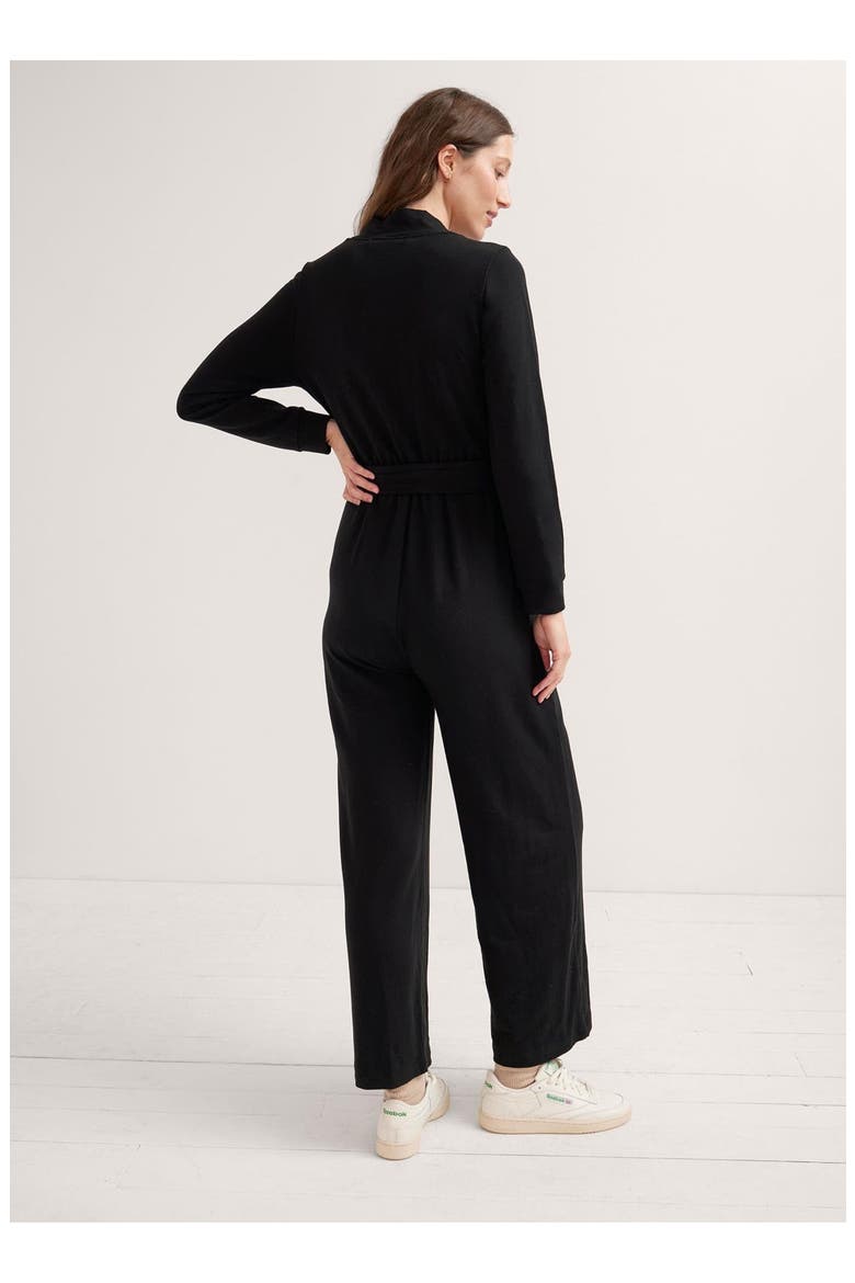 The Easy Nursing Jumpsuit, Alternate, color, Black