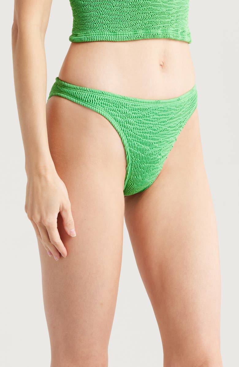 CLEONIE Channel Stripe Bikini Bottoms, Alternate, color, Meadow