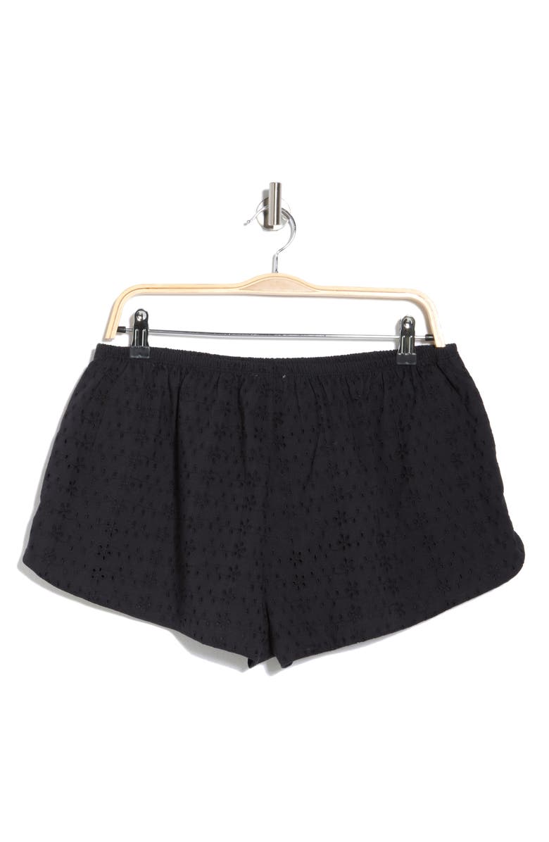 Florence by Mills Eyelet Shorts, Alternate, color, Black
