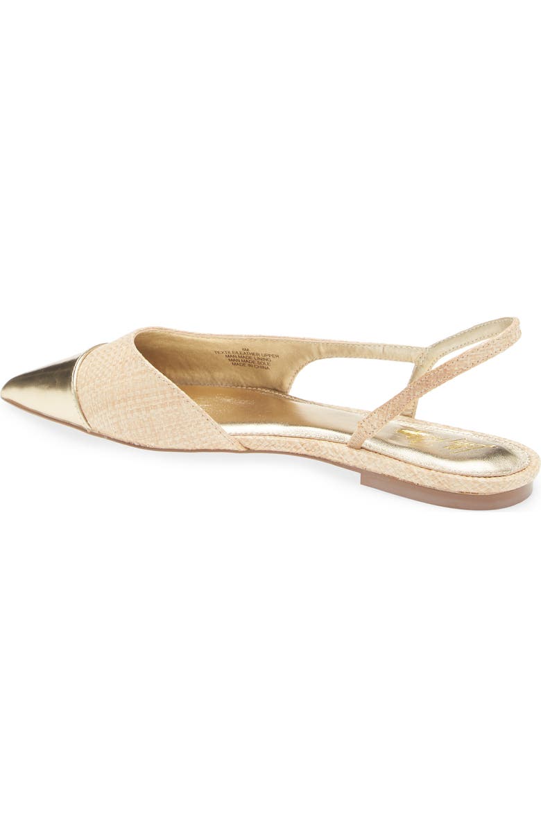 Lilly Pulitzer<sup>®</sup> Dorsee Half d'Orsay Pointed Toe Slingback Flat, Alternate, color,