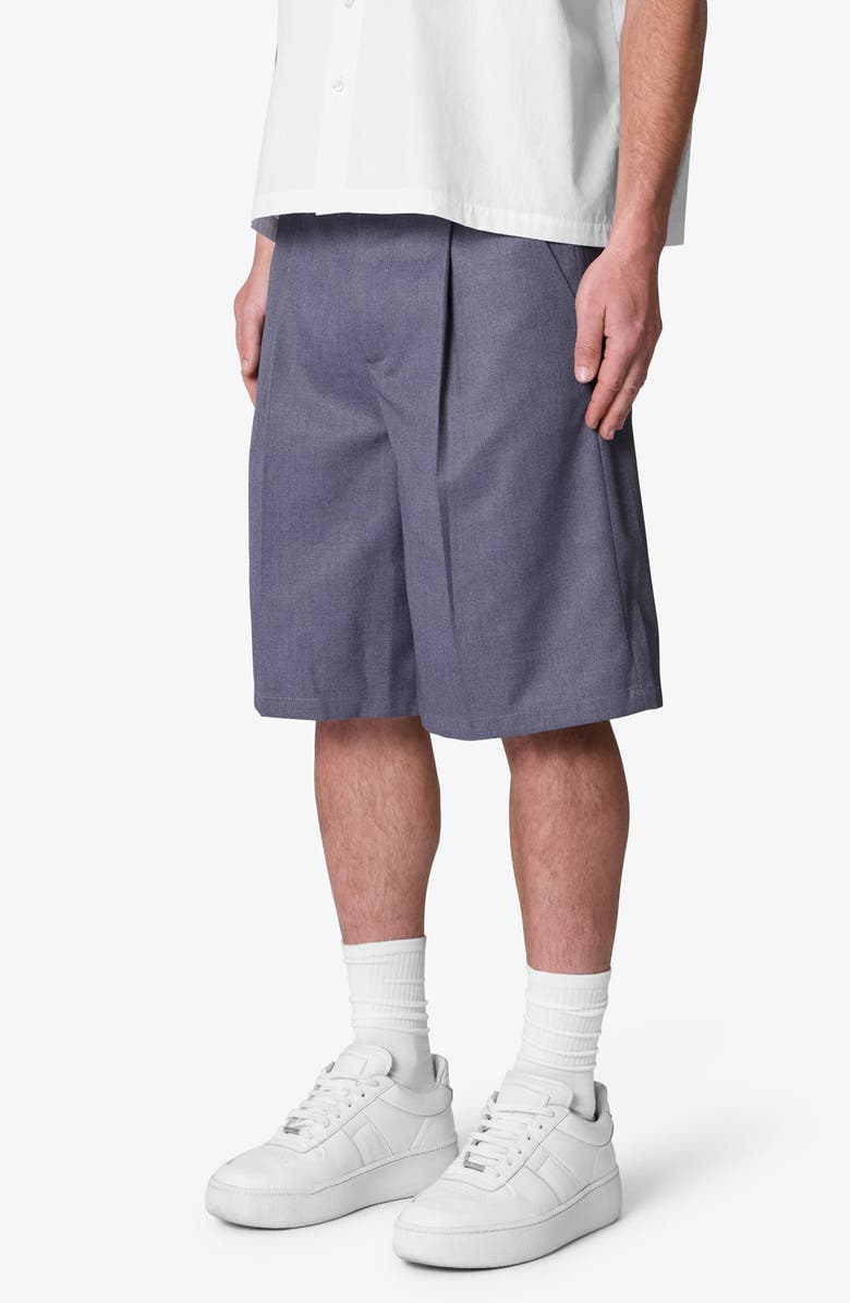 mnml Pleated Baggy Shorts, Alternate, color, 