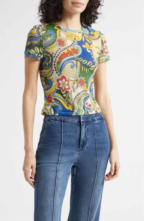 Tess Stretch Mesh T-Shirt