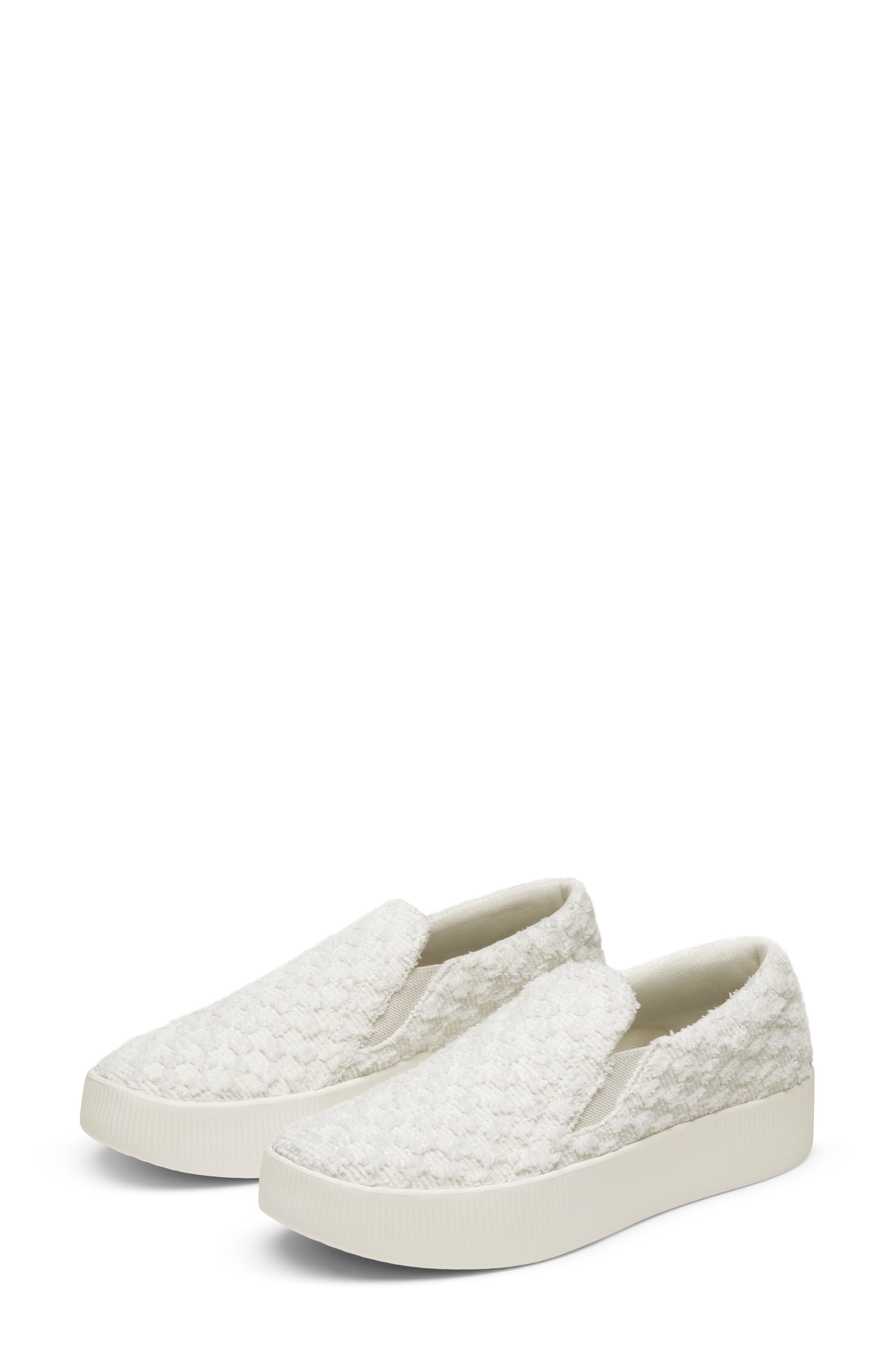 Allbirds Lounger Lift Slip-On Sneaker, Alternate, color, Stony Cream