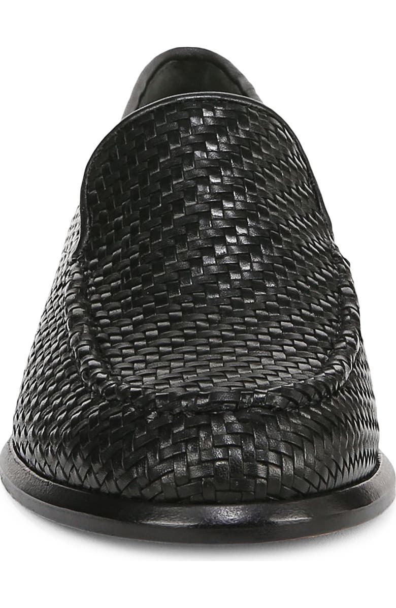 Vince Naomi Woven Loafer, Alternate, color, Black