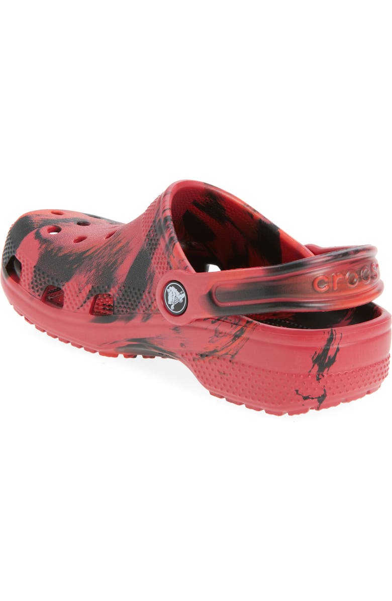CROCS Kids' Classic Marbled Clog, Alternate, color, Pepper/Black