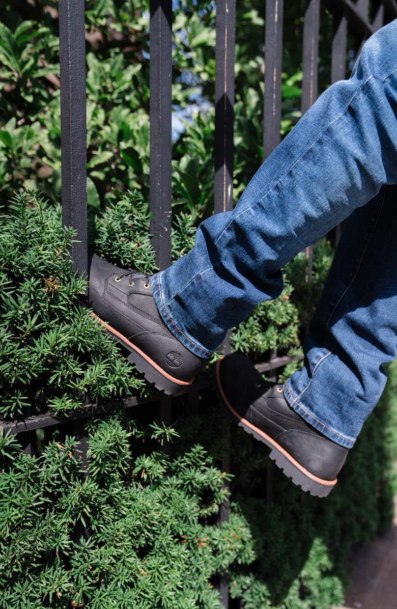 Timberland Attleboro Mid Lace-Up Boot, Alternate, color, Jet Black