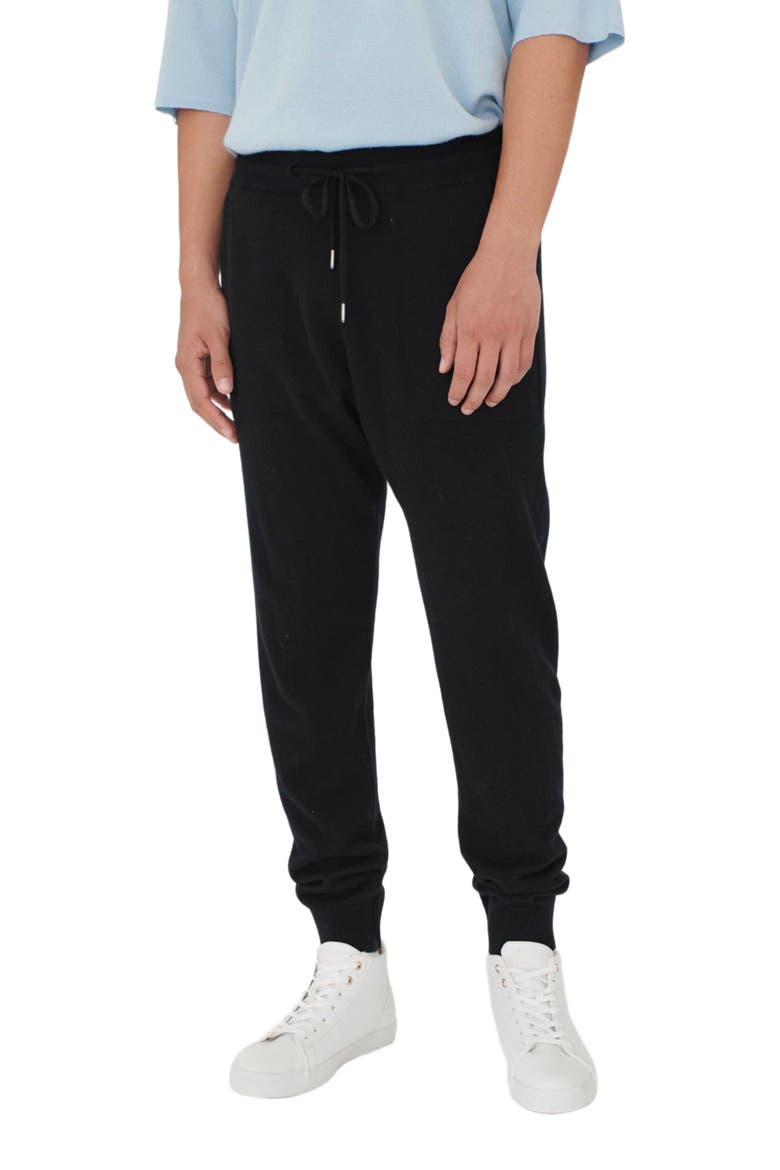 Men's Cashmere Jogger, Alternate, color, black